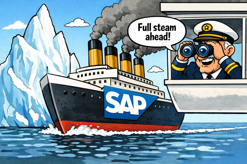 The CEO of Europe's largest software company just told you everything is fine. It isn't.